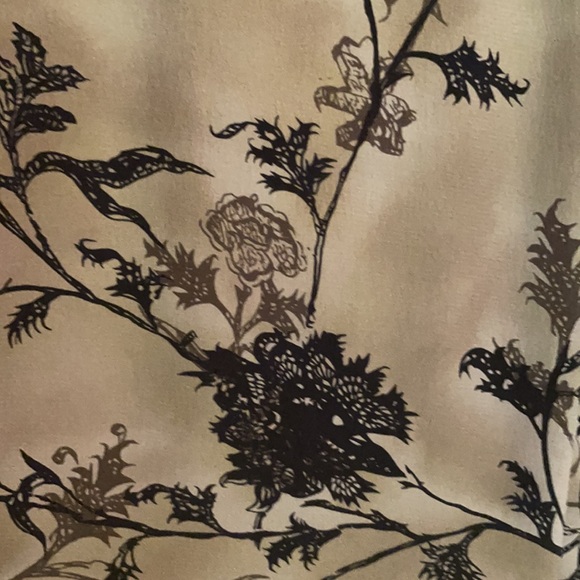 Silk size 2 oriental print dress - Picture 3 of 6